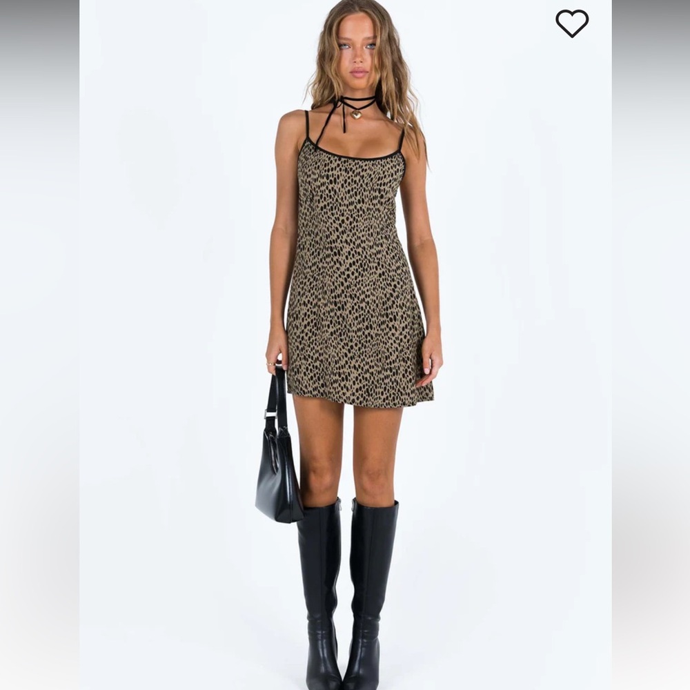XS SAMIYA MINI DRESS CHEETAH - Motel. New with tags!